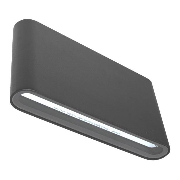 Iluminação de parede exterior LED FLOW 2xLED/6W/230V IP54 3000K antracite