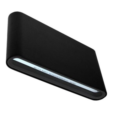Iluminação de parede exterior LED FLOW 2xLED/6W/230V IP54 3000K preto