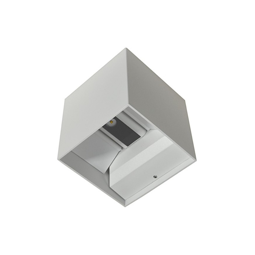 Iluminação de parede exterior LED KREON 2xLED/3W/230V IP54 4000K branco