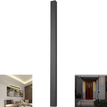 Iluminação de parede exterior LED LED/10W/230V 3000K IP65 preto