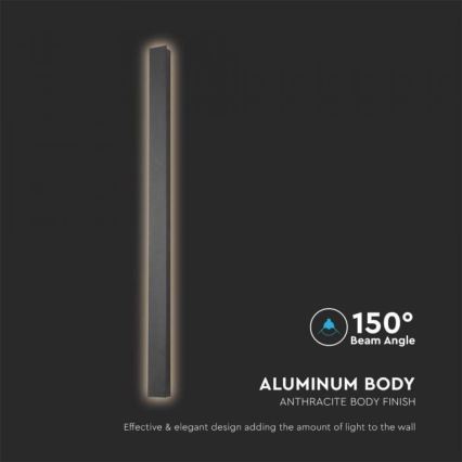 Iluminação de parede exterior LED LED/10W/230V 4000K IP65 antracite