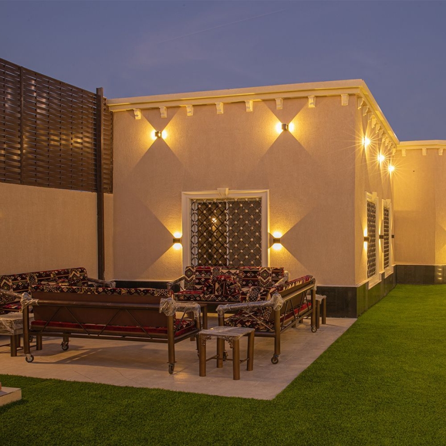 Iluminação de parede exterior LED LED/11W/230V 3000K IP65 castanho