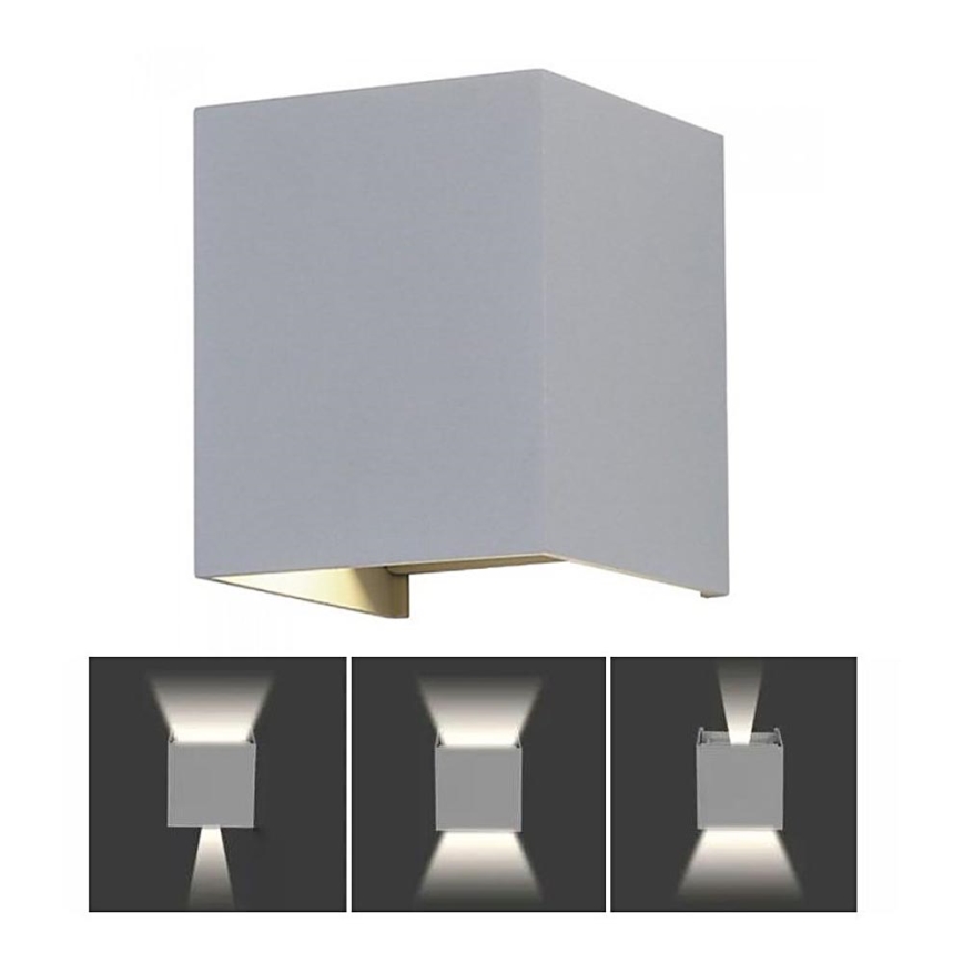 Iluminação de parede exterior LED LED/11W/230V 4000K IP65 cinzento