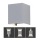 Iluminação de parede exterior LED LED/11W/230V 4000K IP65 cinzento