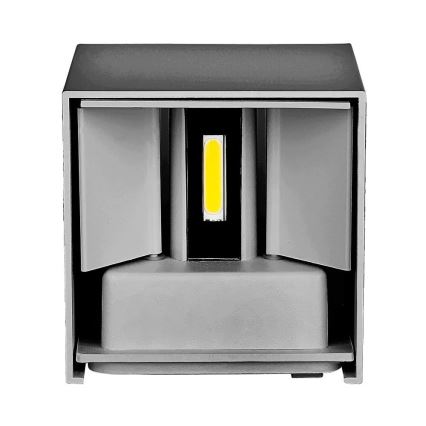 Iluminação de parede exterior LED LED/11W/230V 4000K IP65 cinzento