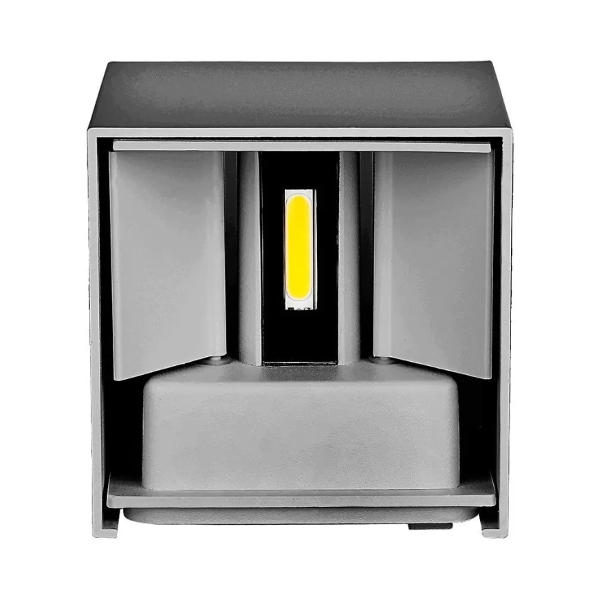 Iluminação de parede exterior LED LED/11W/230V 4000K IP65 cinzento