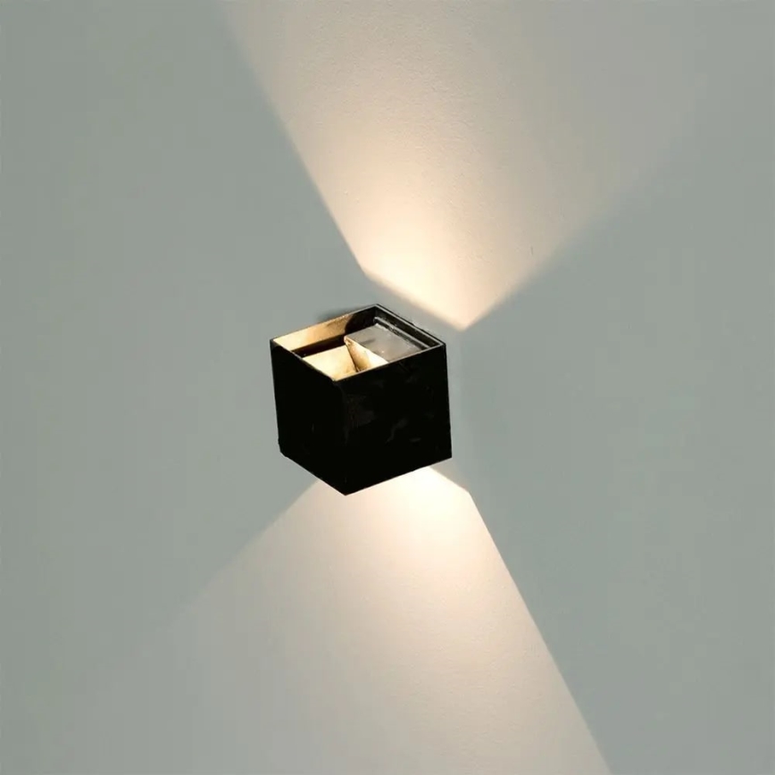 Iluminação de parede exterior LED LED/11W/230V 4000K IP65 preto