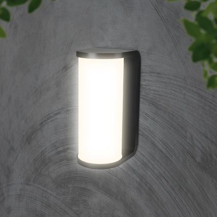 Iluminação de parede exterior LED LED/12W/230V 3000/4200/6500K IP65 preto