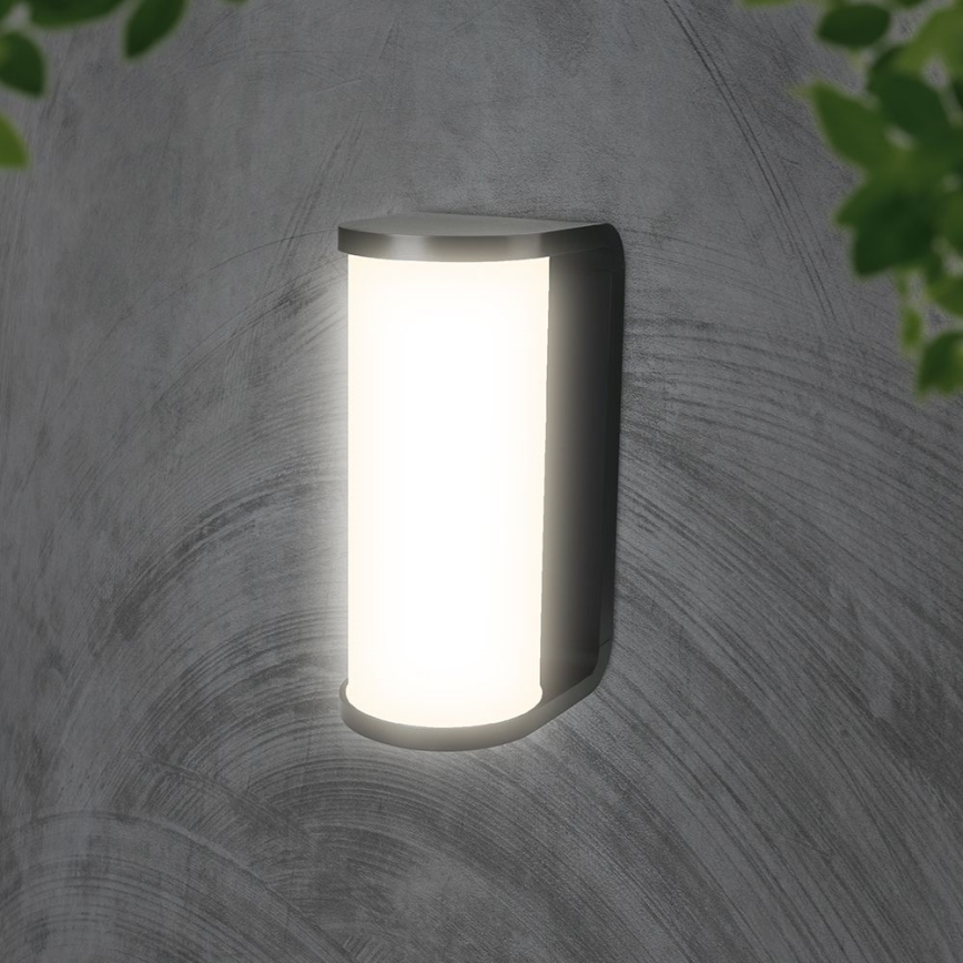 Iluminação de parede exterior LED LED/12W/230V 3000/4200/6500K IP65 preto