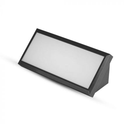 Iluminação de parede exterior LED LED/12W/230V 4000K IP65 preto