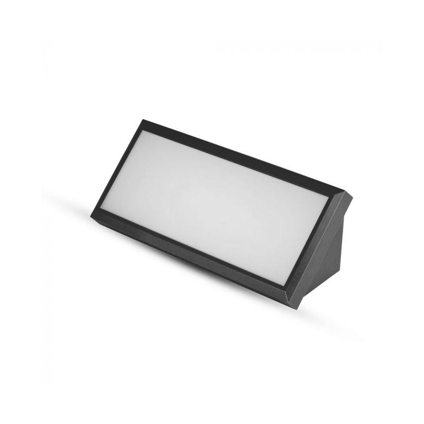 Iluminação de parede exterior LED LED/12W/230V 4000K IP65 preto