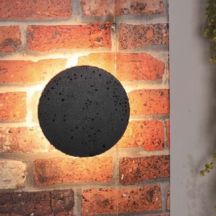 Iluminação de parede exterior LED LED/12W/230V 4000K IP65 preto
