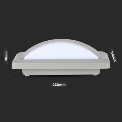 Iluminação de parede exterior LED LED/12W/230V 6400K IP65