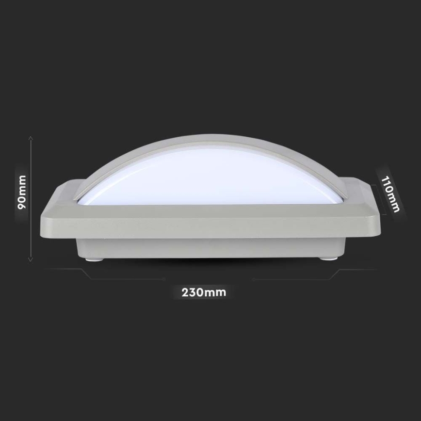 Iluminação de parede exterior LED LED/12W/230V 6400K IP65