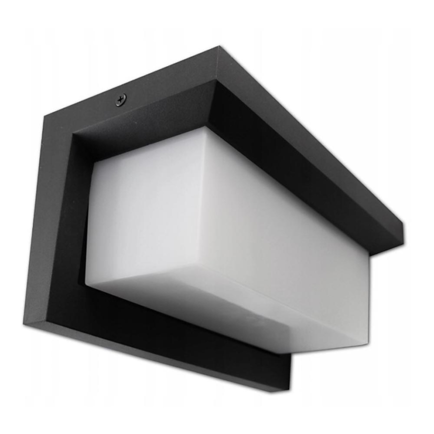 Iluminação de parede exterior LED LED/12W/230V IP54 preta