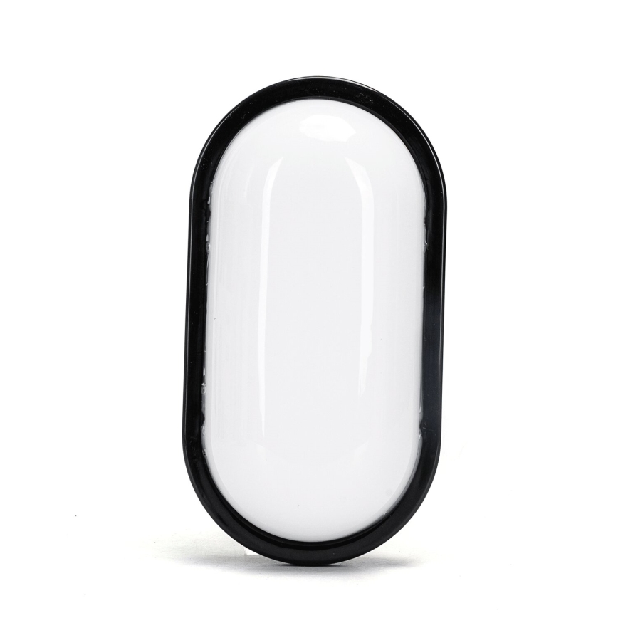 Iluminação de parede exterior LED LED/15W/230V 6500K preto IP65