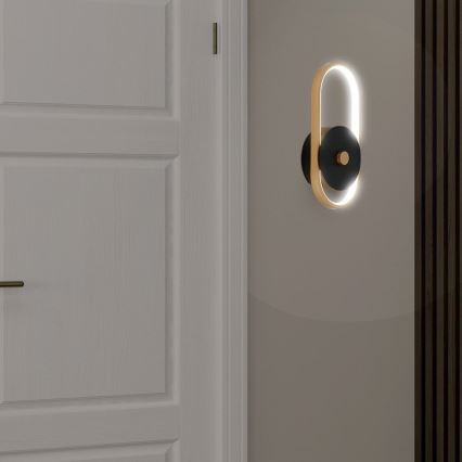 Iluminação de parede exterior LED LED/15W/230V IP54 3000K latão
