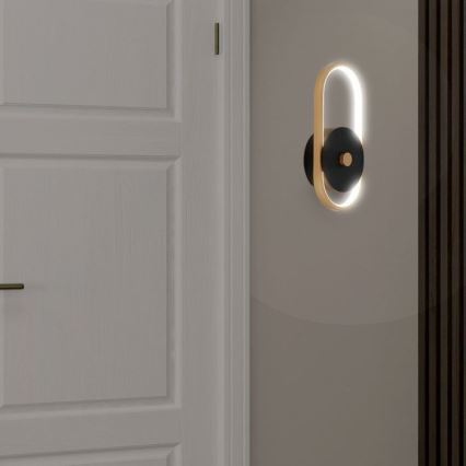 Iluminação de parede exterior LED LED/15W/230V IP54 4000K latão