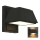 Iluminação de parede exterior LED LED/15W/230V IP65 4000K preto