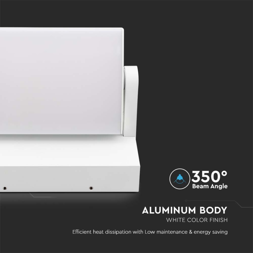 Iluminação de parede exterior LED LED/17W/230V 4000K IP65 branco