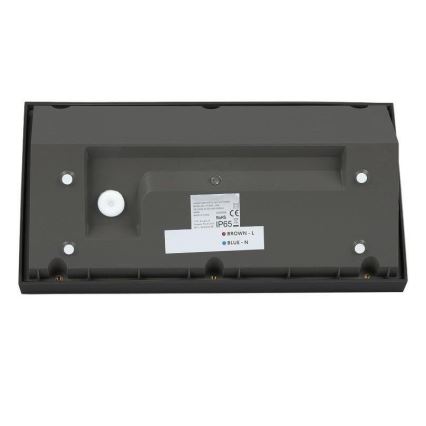 Iluminação de parede exterior LED LED/20W/230V 4000K IP65 preto