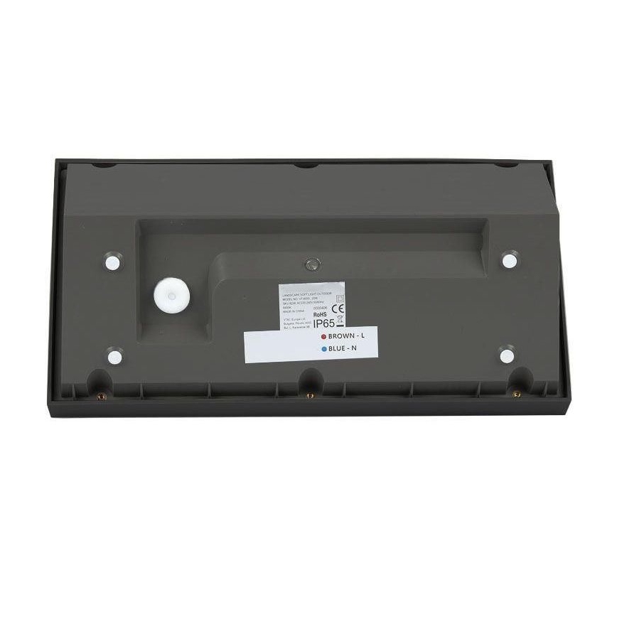 Iluminação de parede exterior LED LED/20W/230V 4000K IP65 preto