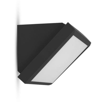 Iluminação de parede exterior LED LED/20W/230V 6400K IP65 preto