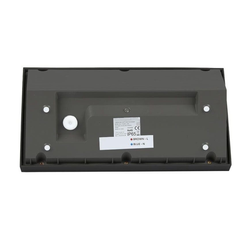 Iluminação de parede exterior LED LED/20W/230V 6400K IP65 preto