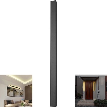 Iluminação de parede exterior LED LED/23W/230V 3000K IP65 preto
