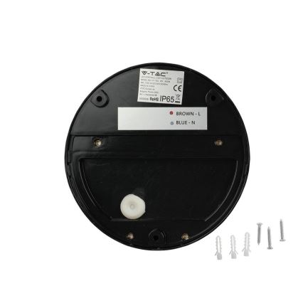 Iluminação de parede exterior LED LED/3W/230V 4000K IP65 preto