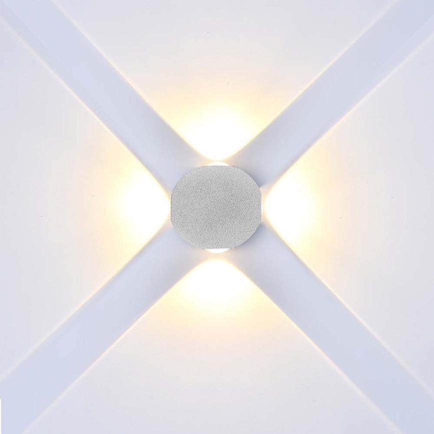 Iluminação de parede exterior LED LED/4W/230V 3000K IP54 branco