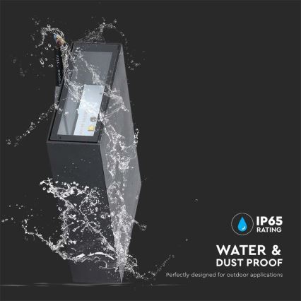 Iluminação de parede exterior LED LED/4W/230V 3000K IP65 preto