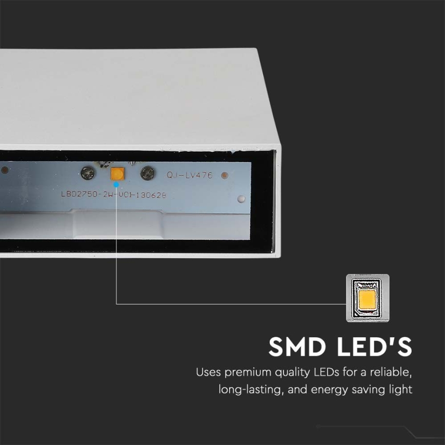 Iluminação de parede exterior LED LED/4W/230V 6400K IP65 branco
