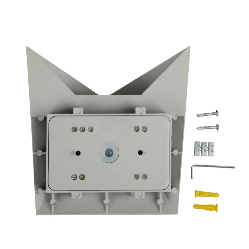 Iluminação de parede exterior LED LED/5W/230V 3000K IP65 cinzento