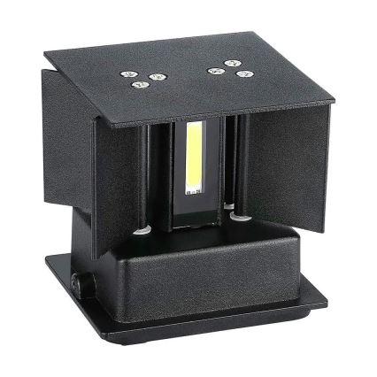 Iluminação de parede exterior LED LED/5W/230V 3000K IP65 preto