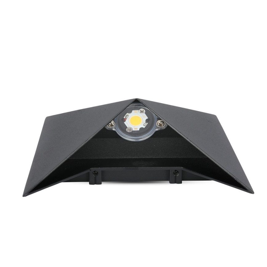 Iluminação de parede exterior LED LED/5W/230V 3000K IP65 preto