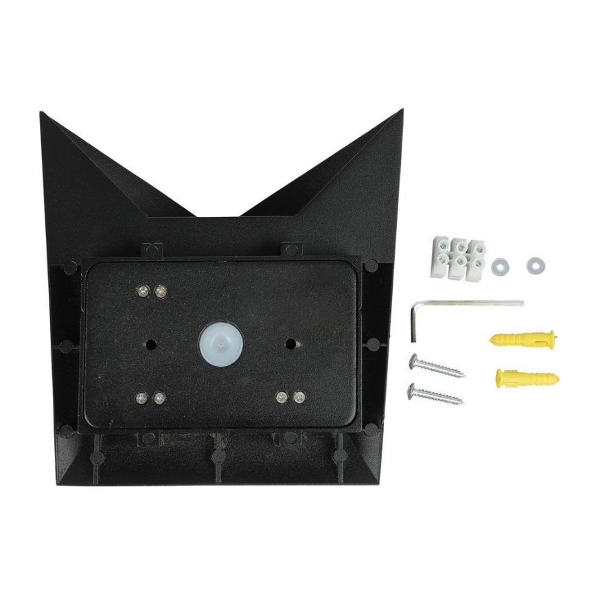 Iluminação de parede exterior LED LED/5W/230V 3000K IP65 preto