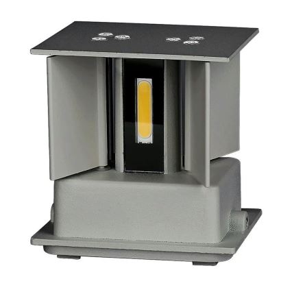 Iluminação de parede exterior LED LED/5W/230V 4000K IP65 cinzenta