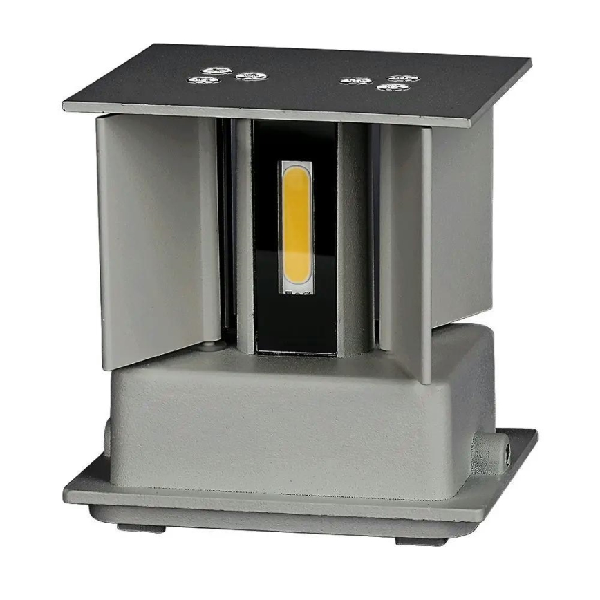 Iluminação de parede exterior LED LED/5W/230V 4000K IP65 cinzenta