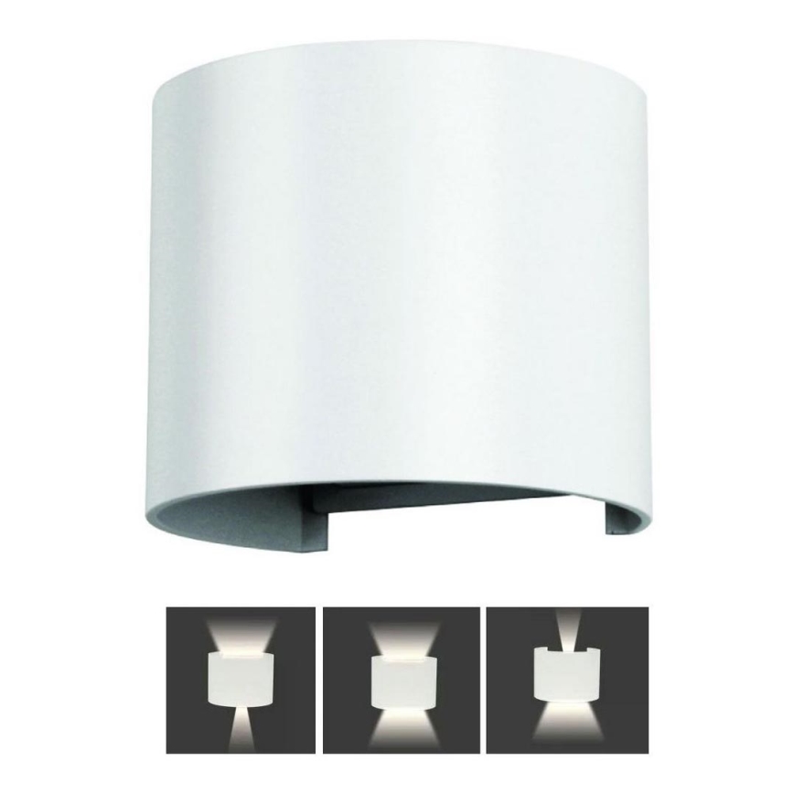 Iluminação de parede exterior LED LED/6W/230V 3000K IP65 branco