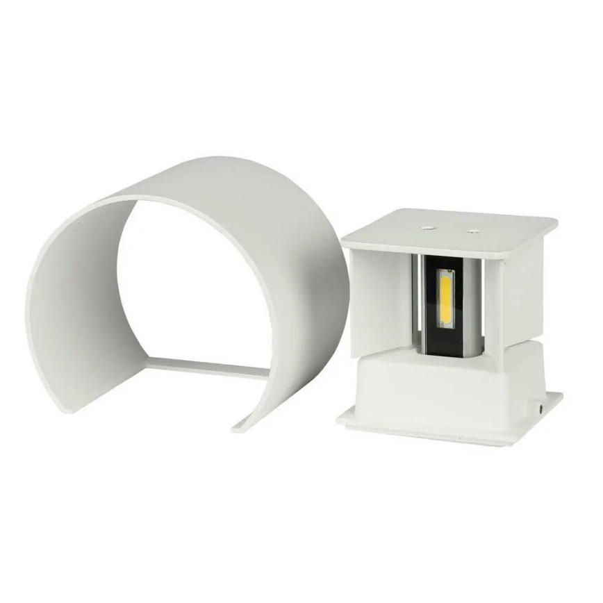 Iluminação de parede exterior LED LED/6W/230V 3000K IP65 branco