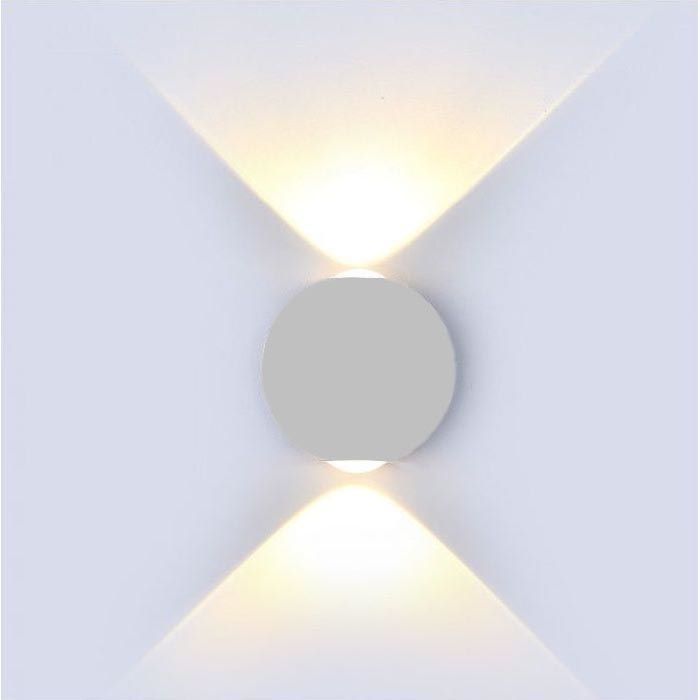Iluminação de parede exterior LED LED/6W/230V 3000K IP65 cinzento