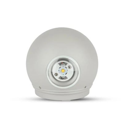Iluminação de parede exterior LED LED/6W/230V 3000K IP65 cinzento