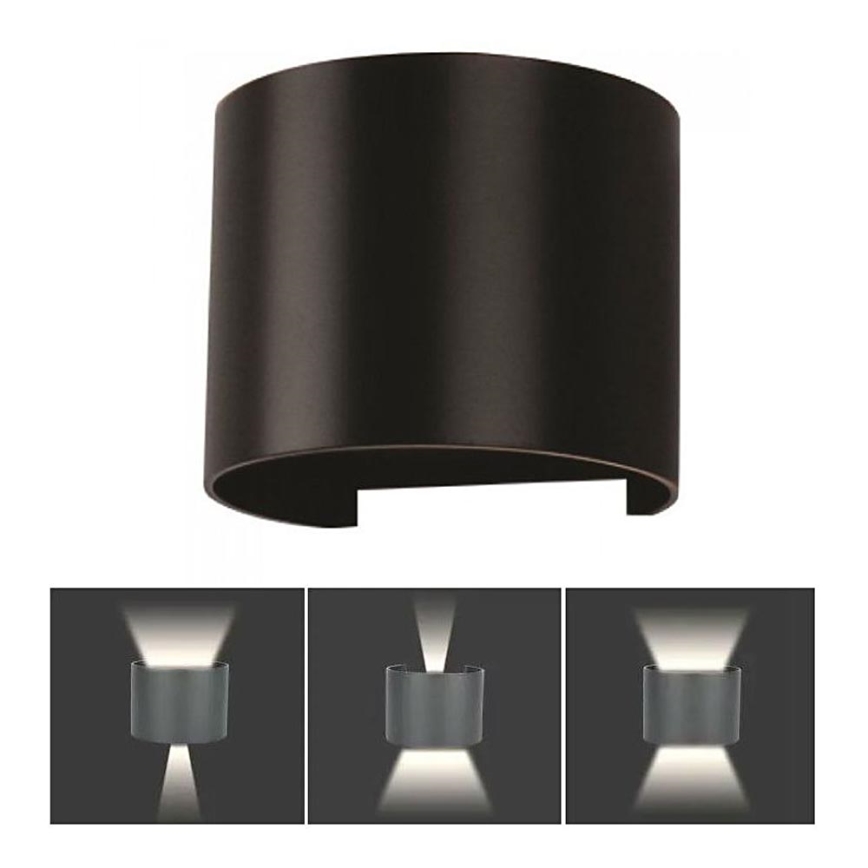 Iluminação de parede exterior LED LED/6W/230V 3000K IP65 preto