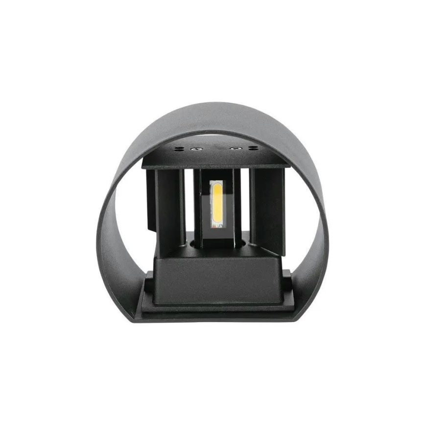 Iluminação de parede exterior LED LED/6W/230V 3000K IP65 preto