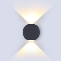 Iluminação de parede exterior LED LED/6W/230V 3000K IP65 preto