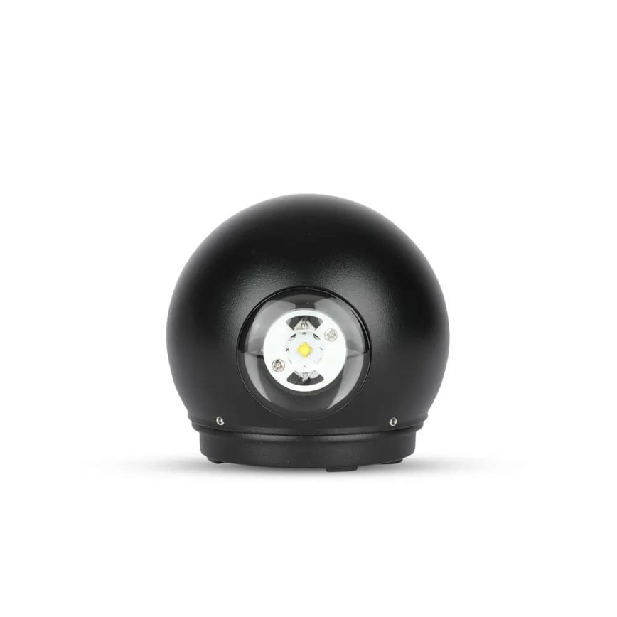 Iluminação de parede exterior LED LED/6W/230V 3000K IP65 preto