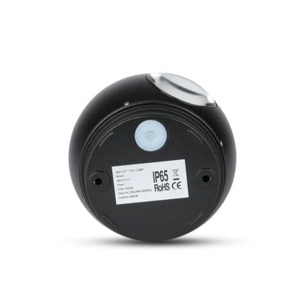 Iluminação de parede exterior LED LED/6W/230V 3000K IP65 preto