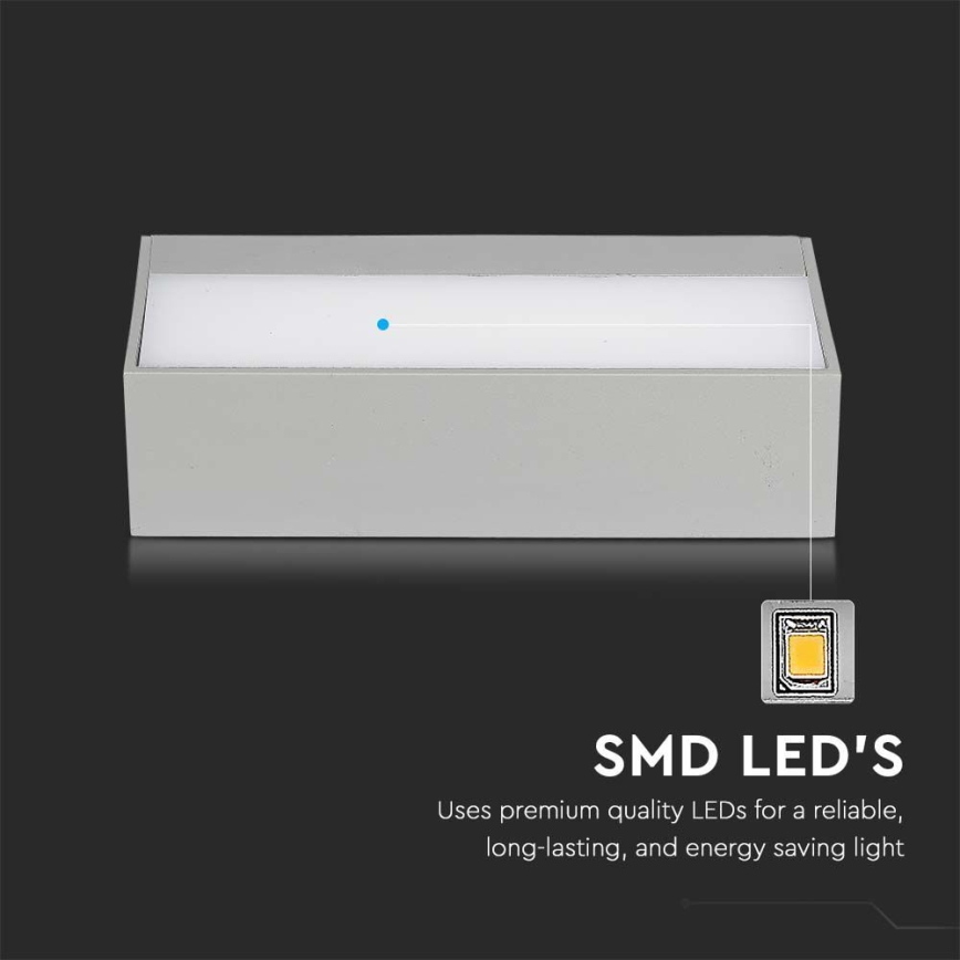 Iluminação de parede exterior LED LED/9W/230V 3000K IP65