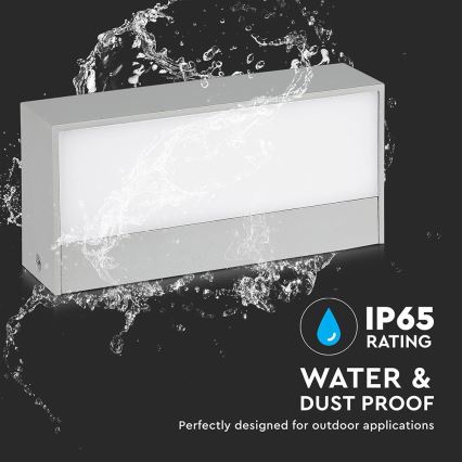 Iluminação de parede exterior LED LED/9W/230V 3000K IP65